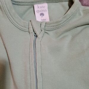 Kate Quinn Sage Green Baby Zip-Up